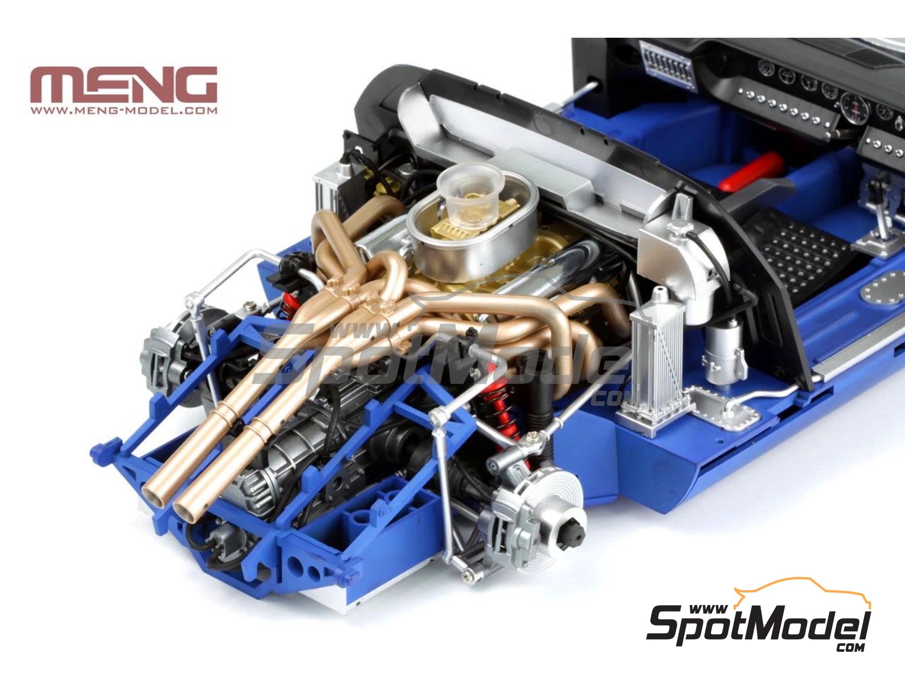 Meng Model RS-002: Car scale model kit 1/12 scale - Ford